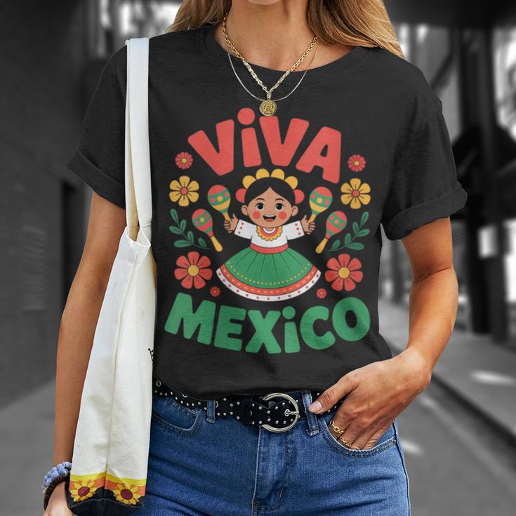 Iva Mexico Jour De L'indépendance Mexicaine T-Shirt Cadeaux pour elle