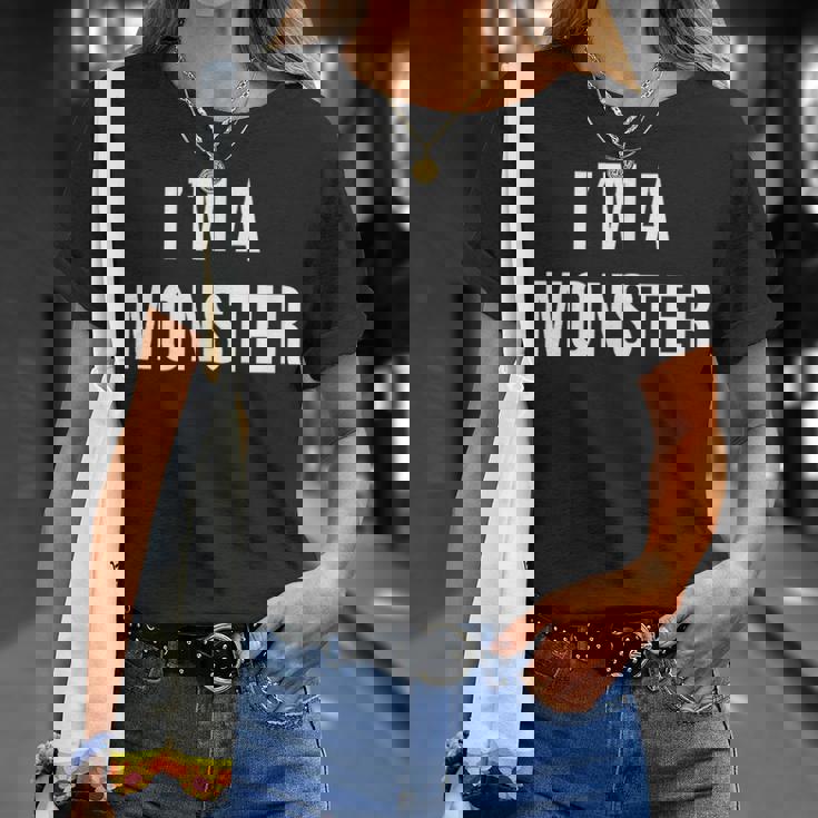 Jeuis Un Monstre T-Shirt Cadeaux pour elle