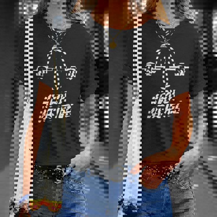 Kilroy Was Here 第2次世界大戦 世界初のミーム 第二次世界大戦 Tシャツ 彼女への贈り物