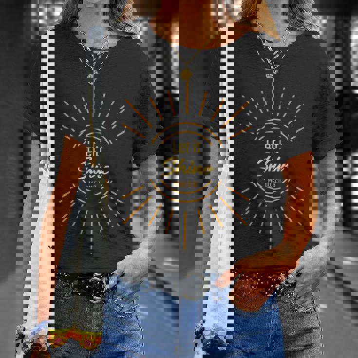 Let Ithine – Matthew 5 Tシャツ 彼女への贈り物