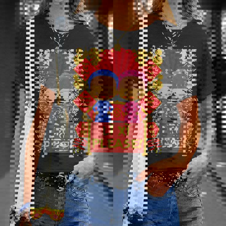 Li Xi Please 男の子&女の子 キッズ- ベトナム旧正月 Tシャツ 彼女への贈り物