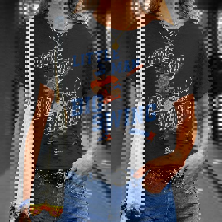 Little Man Bigwing Jose Altuve Houston Mlbpa Tシャツ 彼女への贈り物