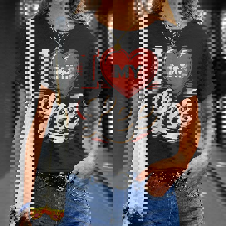 I Love My Lee 名前 Lee Tシャツ 彼女への贈り物