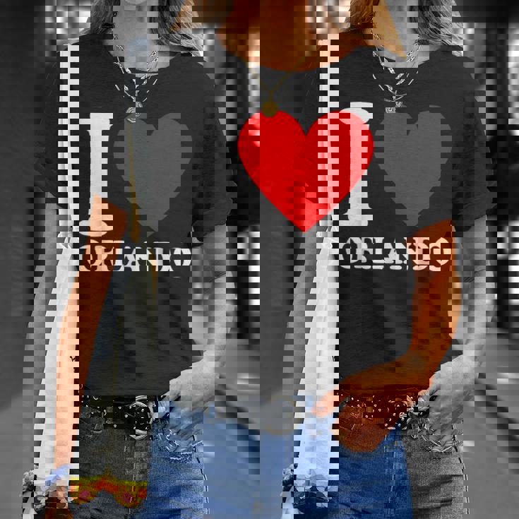 I Love Orlando I Heart Orlando Camiseta unisex Regalos para ella
