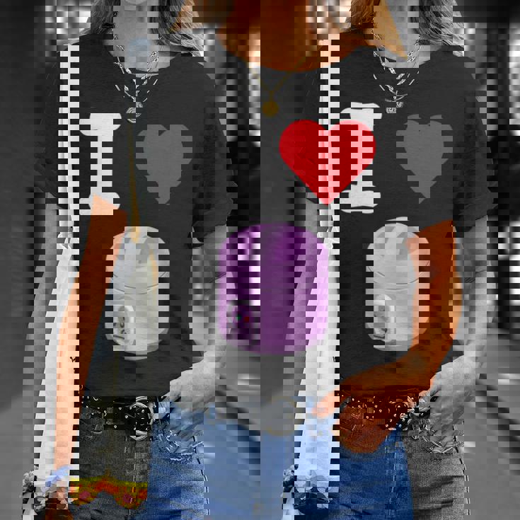 I Love 炊飯器 キッチン家電 パーフェクトメイド 食事 長袖tシャツ Tシャツ 彼女への贈り物