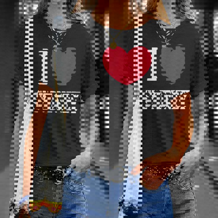 I Loveydney シドニーが大好き Tシャツ 彼女への贈り物