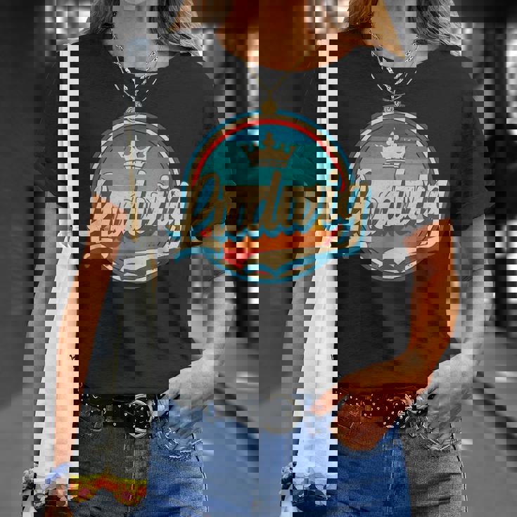 Ludwig レトロ 名前入り ヴィンテージ ファーストネーム ルートヴィヒ Tシャツ 彼女への贈り物