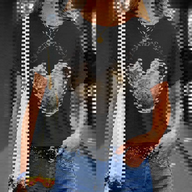 Lying Cat Tシャツ 彼女への贈り物