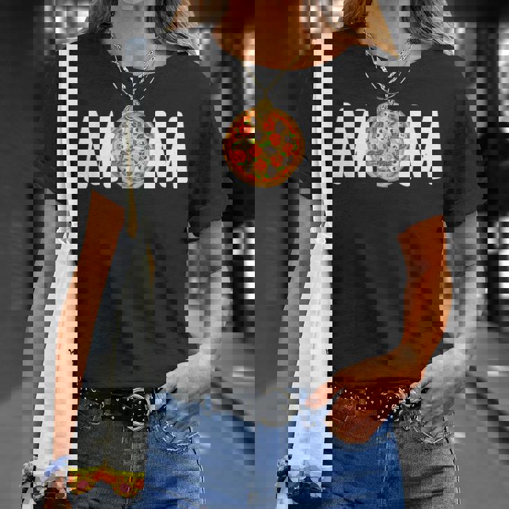 Mom Birthday Pizza 1St Birthday Pizza Family Matching Party T-Shirt Gifts for Her