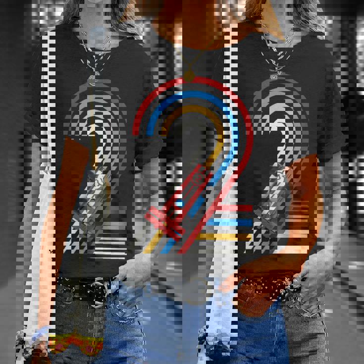 Niños 2 Años Coche De Carreras Para Niño Delegundo Cumpleaños Camiseta unisex Regalos para ella