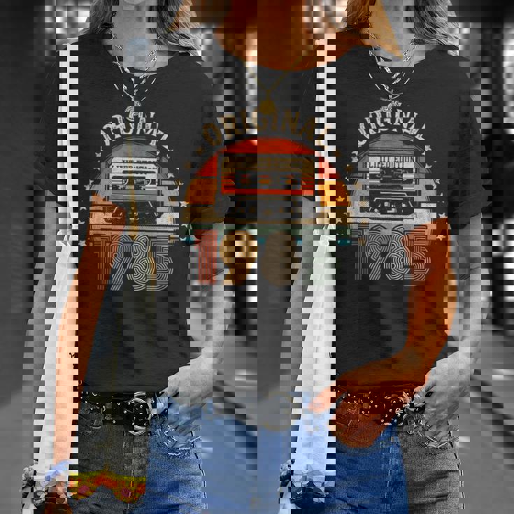 Regalo Original Hombre 40 Años Cumpleañosintage 1985 Camiseta unisex Regalos para ella