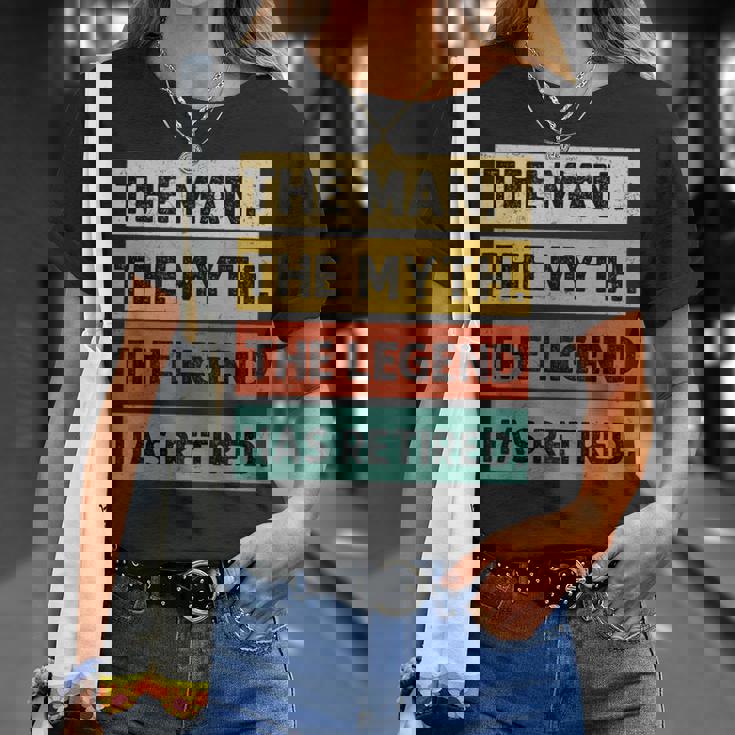 Retirement Retro Vintage Style The Legend Has Retired Men T-Shirt Gifts for Her Retirement Retro Vintage Style The Legend Has Retired Men T-Shirt Gifts for Her