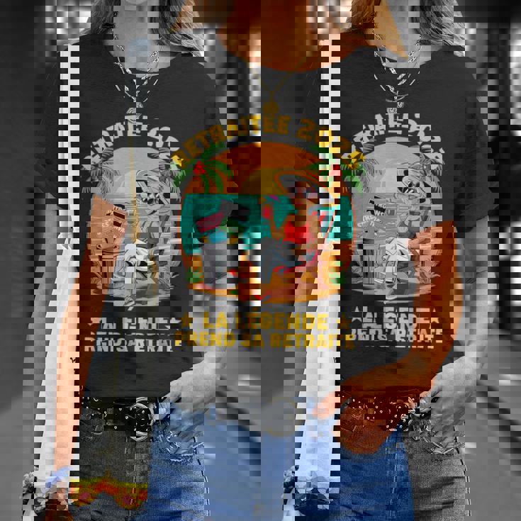 Retraite Retraitée Départ Collegue De Travail Humour T-Shirt Cadeaux pour elle