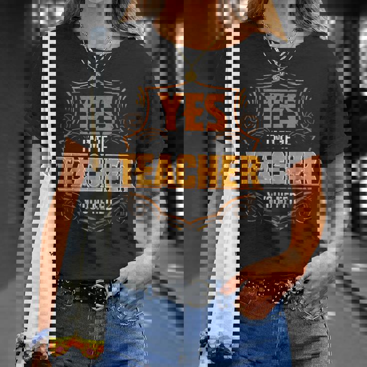 Retro Profession I'm The Teacher Tシャツ 彼女への贈り物