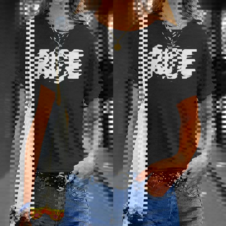 Ride スノーボード スノボ ボード ライダー Tシャツ 彼女への贈り物