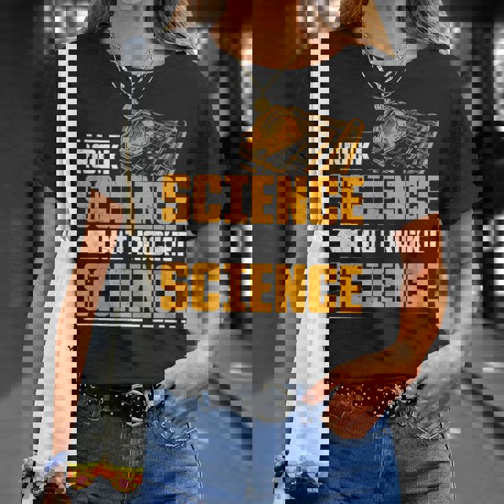 Rockcience Not Rocketcience Un Ingénieur Géotechnique Amusant T-Shirt Cadeaux pour elle