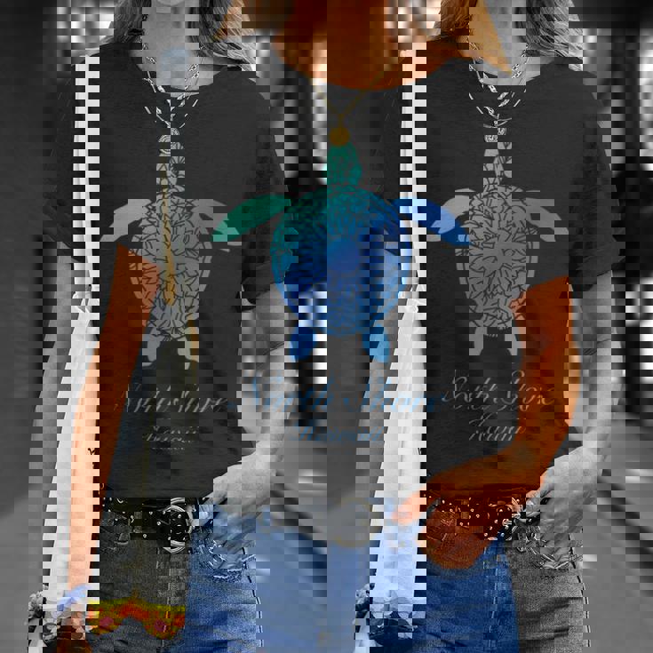 Save The Hawaii ウミガメ ハワイアン ブルー トライバル タートル ホヌ 長袖tシャツ Tシャツ 彼女への贈り物