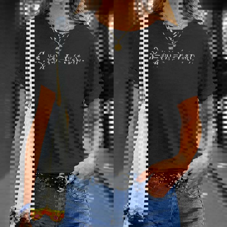 Schrödinger方程式 シュレーディンガー方程式 Tシャツ 彼女への贈り物