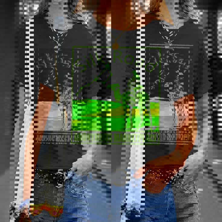 Silk Road Mercado Anónimo Blockchain Dark Web Cripto Camiseta unisex Regalos para ella