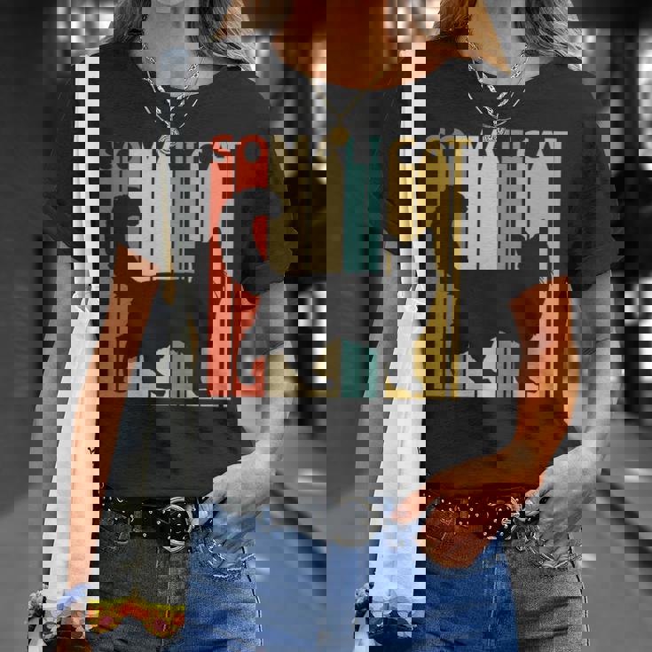 Somali -Omali ソマリ ネコ 長袖tシャツ Tシャツ 彼女への贈り物