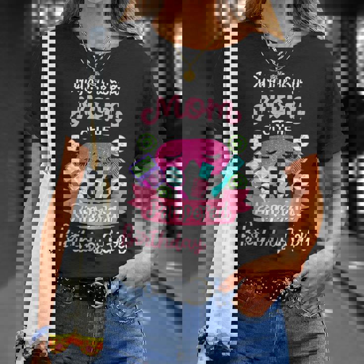 Spa Birthday Party Mom Of The Pampered Bday Girl Family T-Shirt Gifts for Her