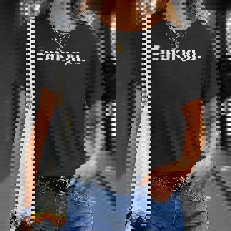 Thank You Nice Thanks Tシャツ 彼女への贈り物