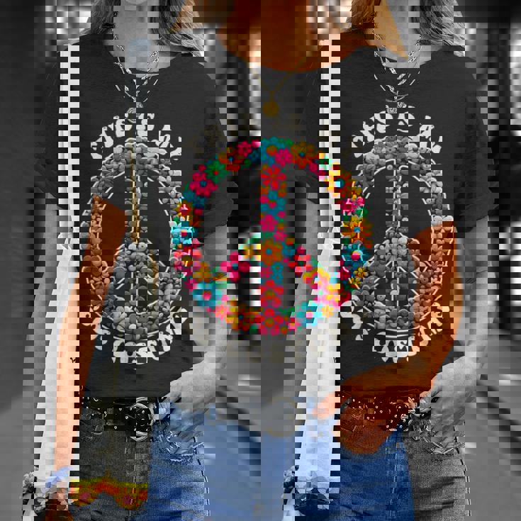 This Is My 60S Costume & 60'S Outfit 1960年代 ピースサイン Tシャツ 彼女への贈り物