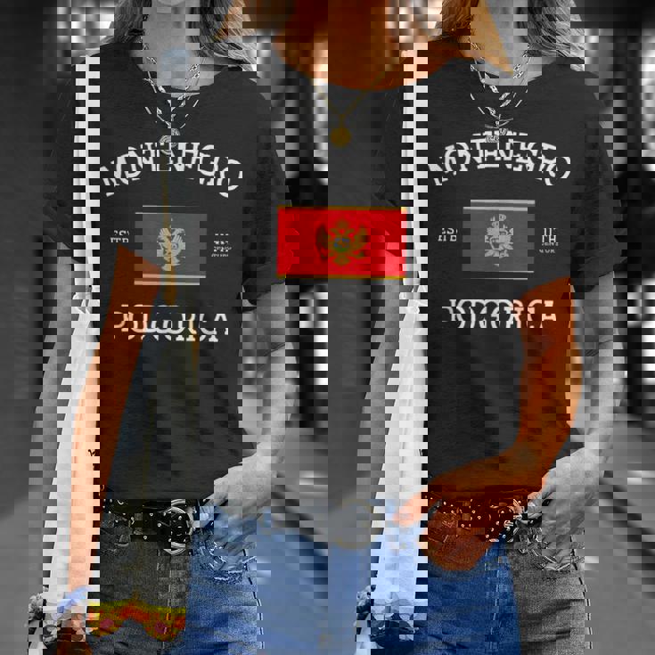 Historia De Montenegro Camiseta unisex Regalos para ella