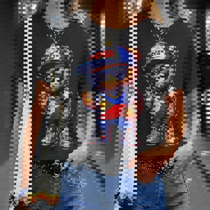 Unapologetically Pogi フィリピン国旗テディベア Tシャツ 彼女への贈り物