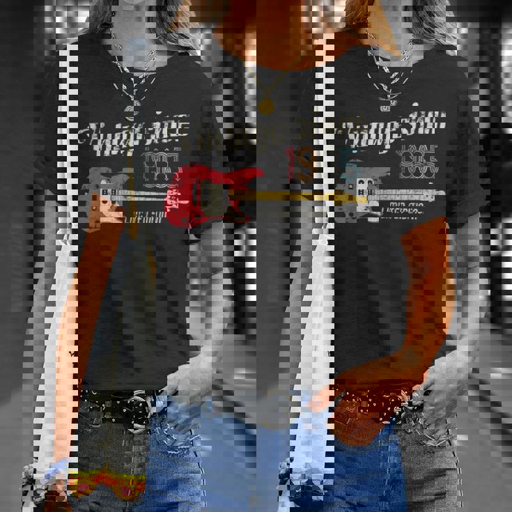 Vintageince 1965 Birthday Party ギターギタリストミュージシャン Tシャツ 彼女への贈り物
