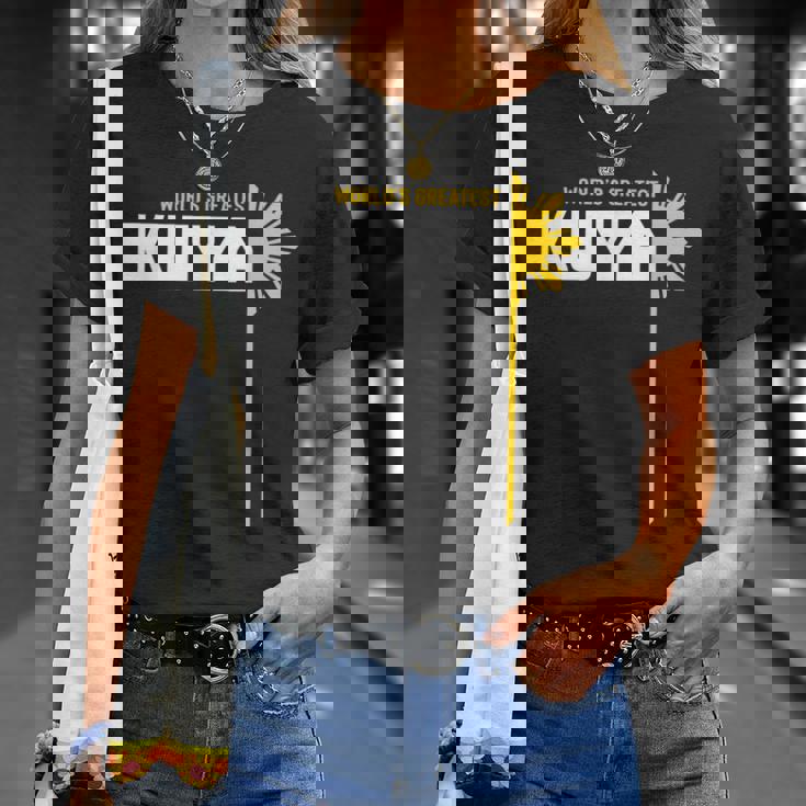 World's Greatest Kuya フィリピンtシャツ Tシャツ 彼女への贈り物