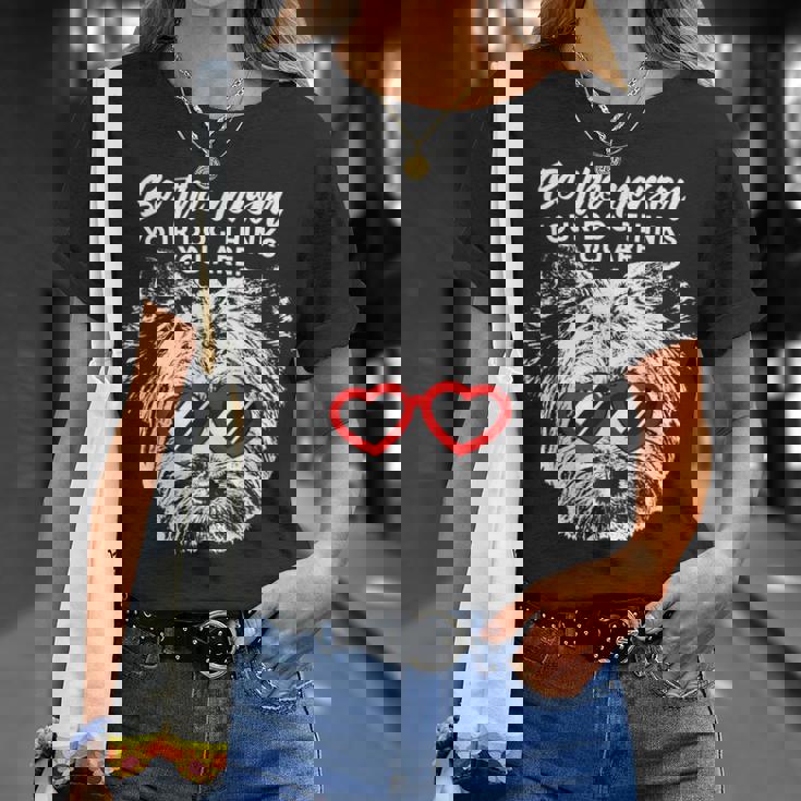 Yorkshire Terrier Edición Deanalentín Camiseta unisex Regalos para ella