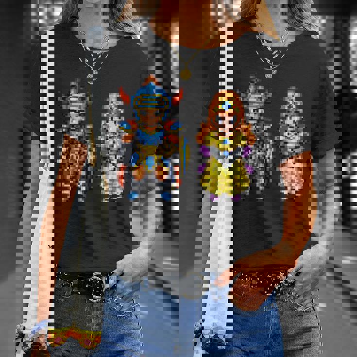 【公式】Hd-2D版『ドラゴンクエストi』キャラクタードット Tシャツ 彼女への贈り物