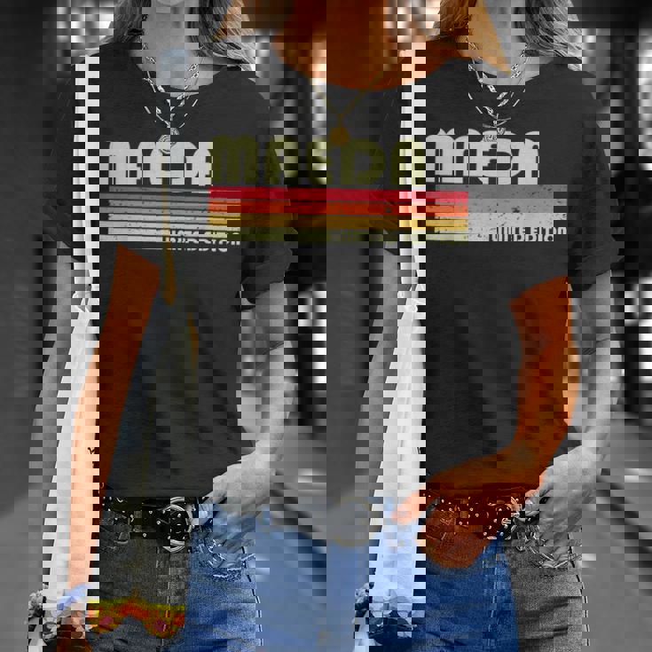 【前田 まえだ】名前 名字 家族お揃い ギャグ ネタ ウケ狙い 贈り物 ギフト 面白い おもしろ Tシャツ 彼女への贈り物