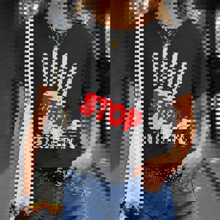 いじめやめる いじめ防止 ピンクデー ユニティデイ Tシャツ 彼女への贈り物