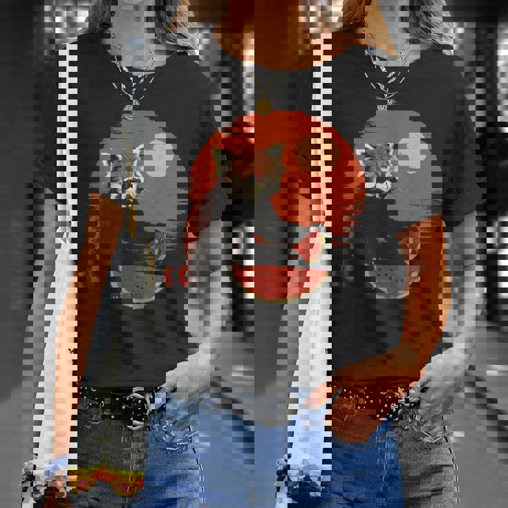 かわいいリトルパンダ くまの子 レッサーパンダ ベビーパンダ Tシャツ 彼女への贈り物