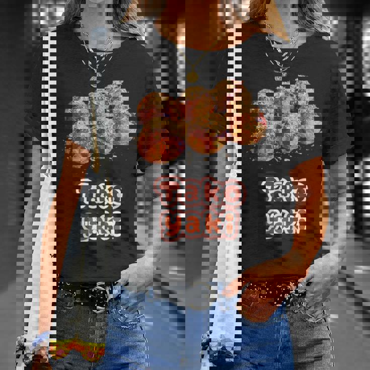 たこ焼き Takoyaki（ご飯タイム）たこやき【変なデザイン屋さん】大阪 面白い Tシャツ 彼女への贈り物