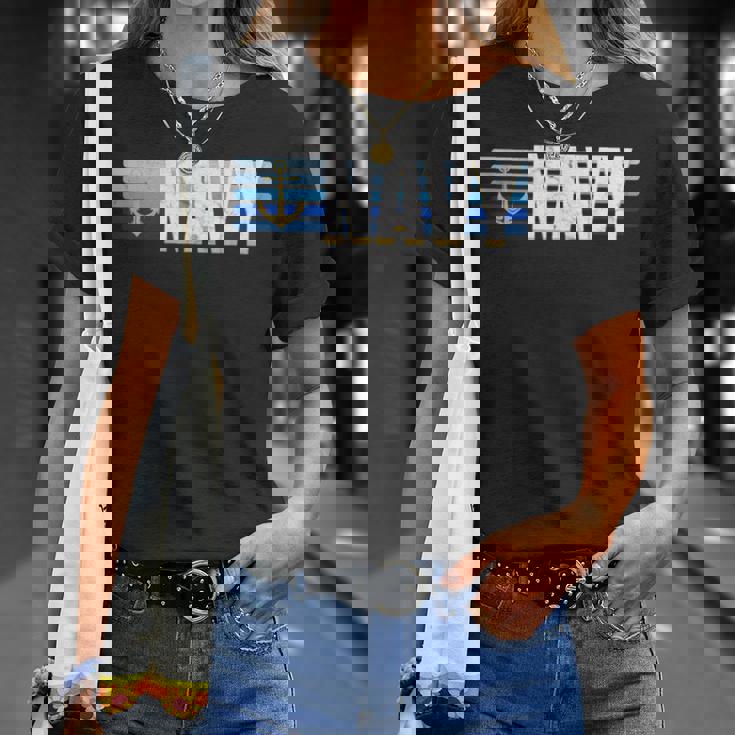 アメリカ海軍レトロ 長袖tシャツ Tシャツ 彼女への贈り物