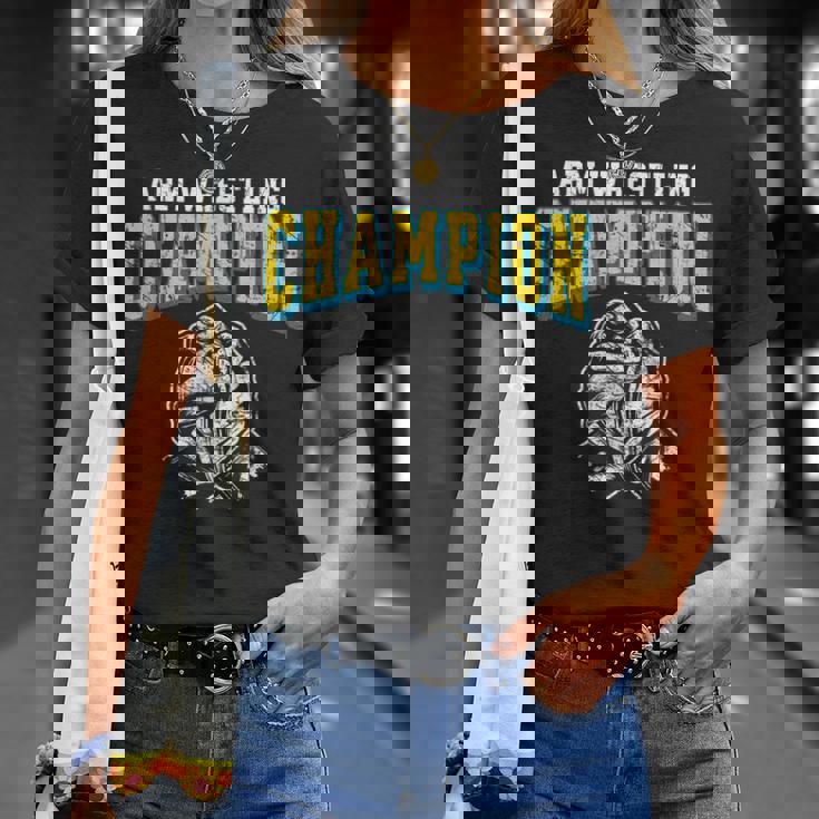 アームレスリングチャンピオン アームレスリング Tシャツ 彼女への贈り物