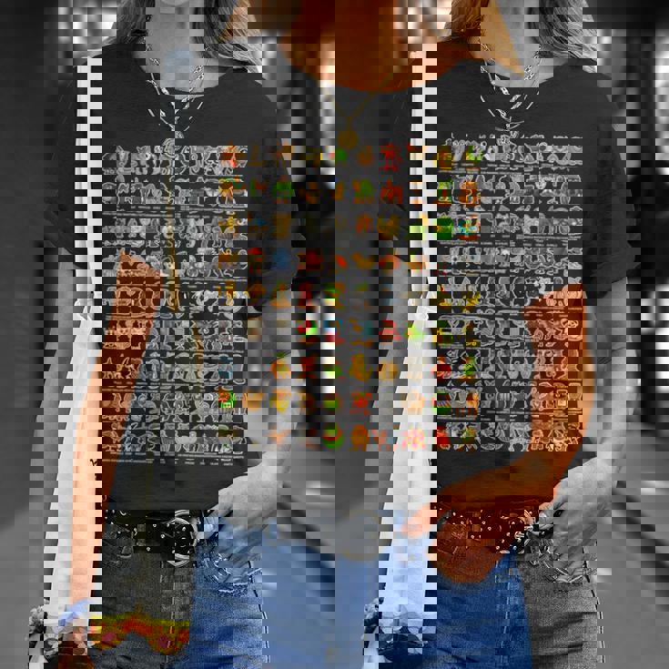 イタリア語-ブレインローz世代面白いミーム90ブレインロットキャラクター 長袖tシャツ Tシャツ 彼女への贈り物