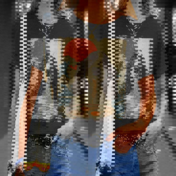 イングリッシュスプリンガー・スパニエル 英語 スプリンガー スパニエル 犬 ラーメン Tシャツ 彼女への贈り物