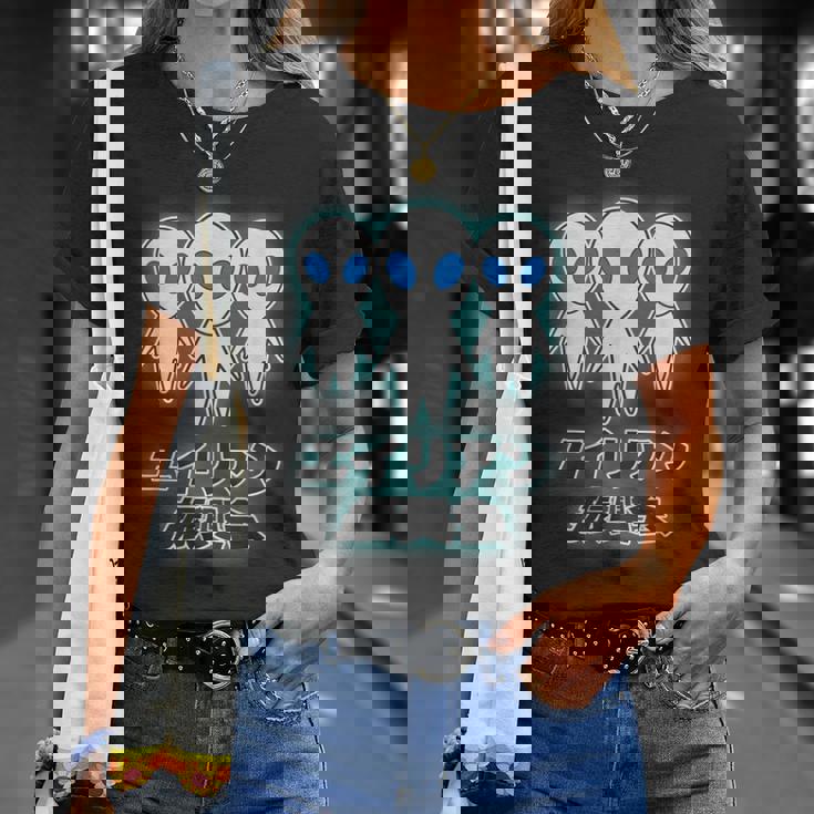 エイリアン振興会（宇宙人）グレイ【ゆるフレンズ】（変なデザイン屋さん）かわいい 面白い Tシャツ 彼女への贈り物