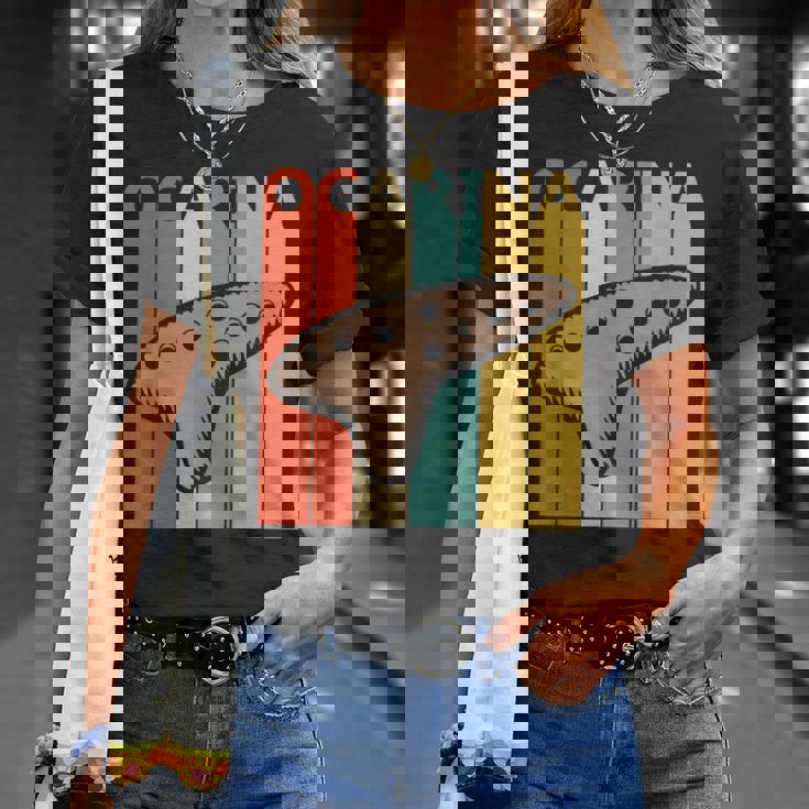 オカリナ 楽器 Tシャツ 彼女への贈り物