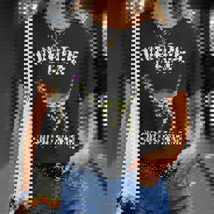 オビラプトルは俺の精霊動物恐竜好き Tシャツ 彼女への贈り物