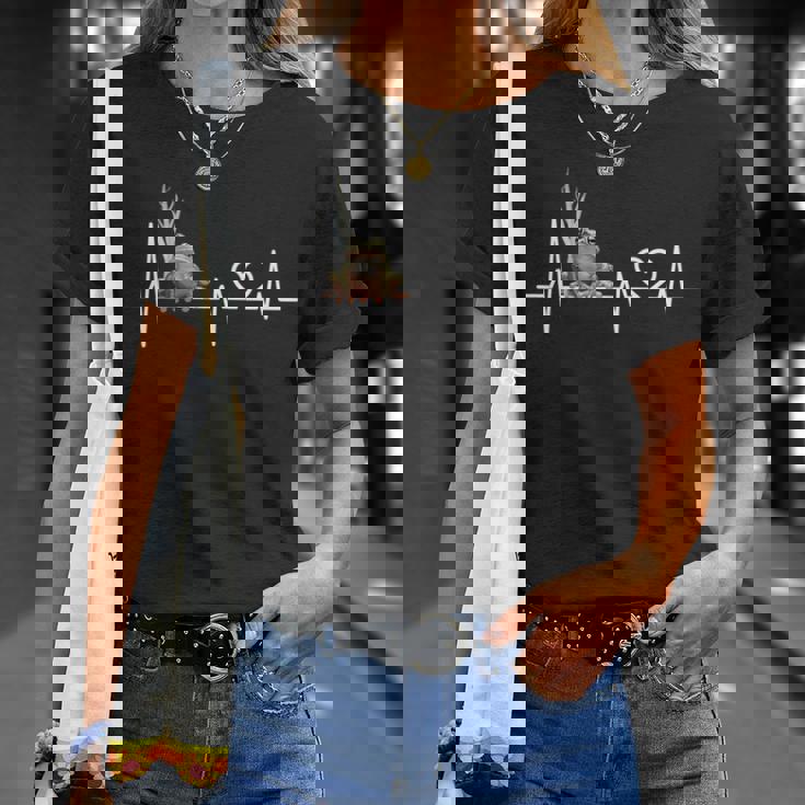 カエルのハートビート 長袖tシャツ Tシャツ 彼女への贈り物