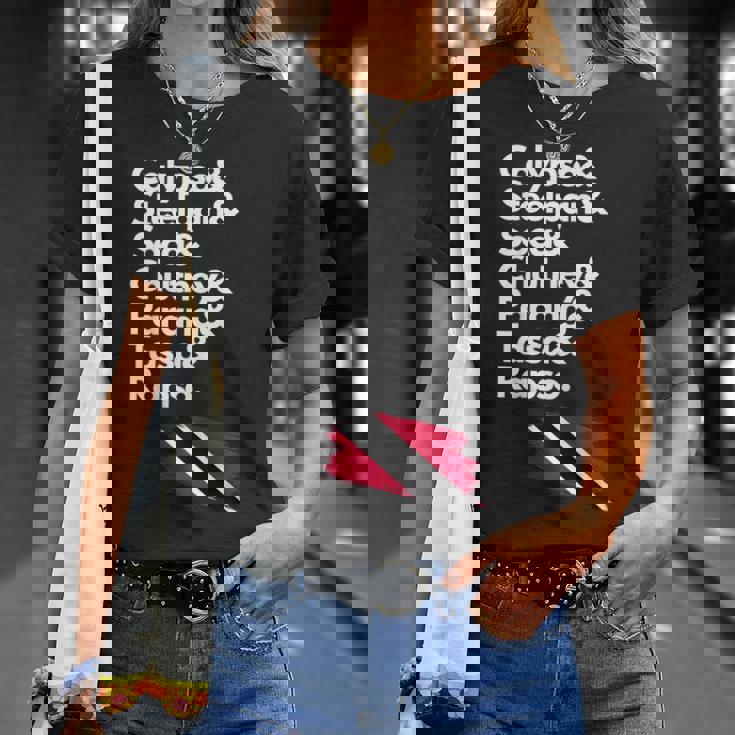 カリプソ スティールパン ソカ チャツネ パラン タッサ ラプソ トリニダード Tシャツ 彼女への贈り物