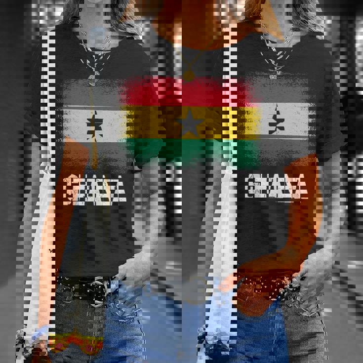 ガーナの旗 ガーナ 長袖tシャツ Tシャツ 彼女への贈り物