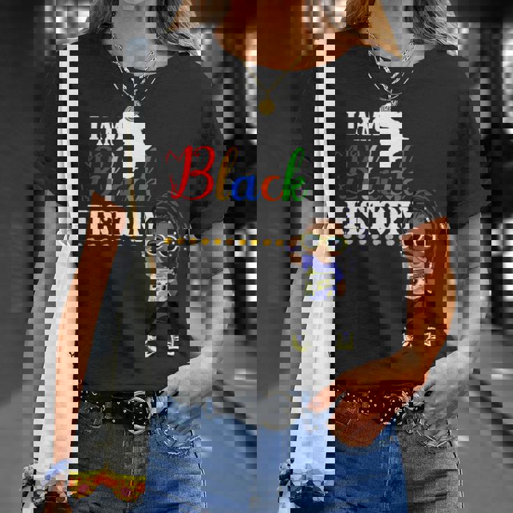 キッズ アイ・アム・ブラック・ヒストリー・シャツキッズガールズブラック・ヒストリー・マンス用 Tシャツ 彼女への贈り物