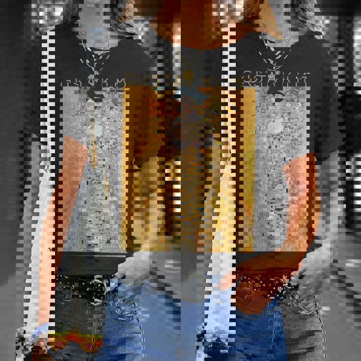 グスタフ・クリムト アデル・ブロッホ・バウアーの肖像 アーティスト向け Tシャツ 彼女への贈り物