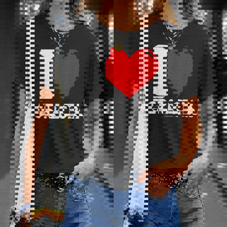 グレイシアが好き Tシャツ 彼女への贈り物